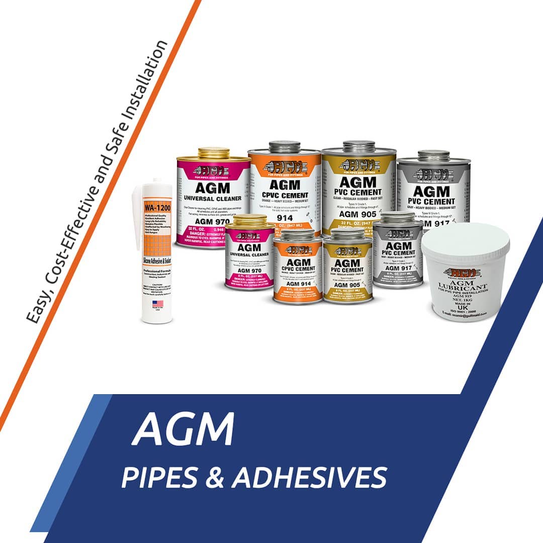 agm pipes and adhesives
