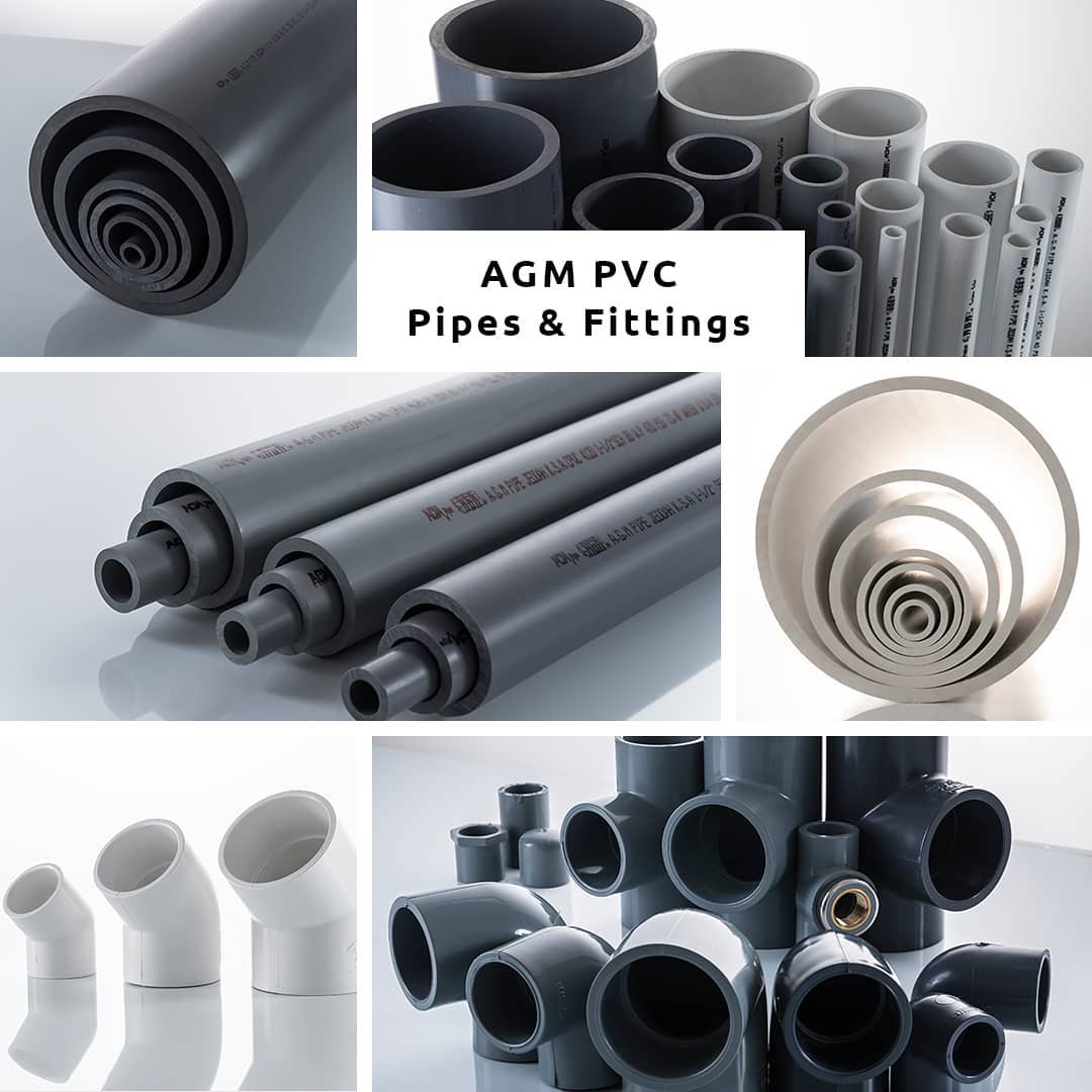 agm pvc pipes and fittings sizes
