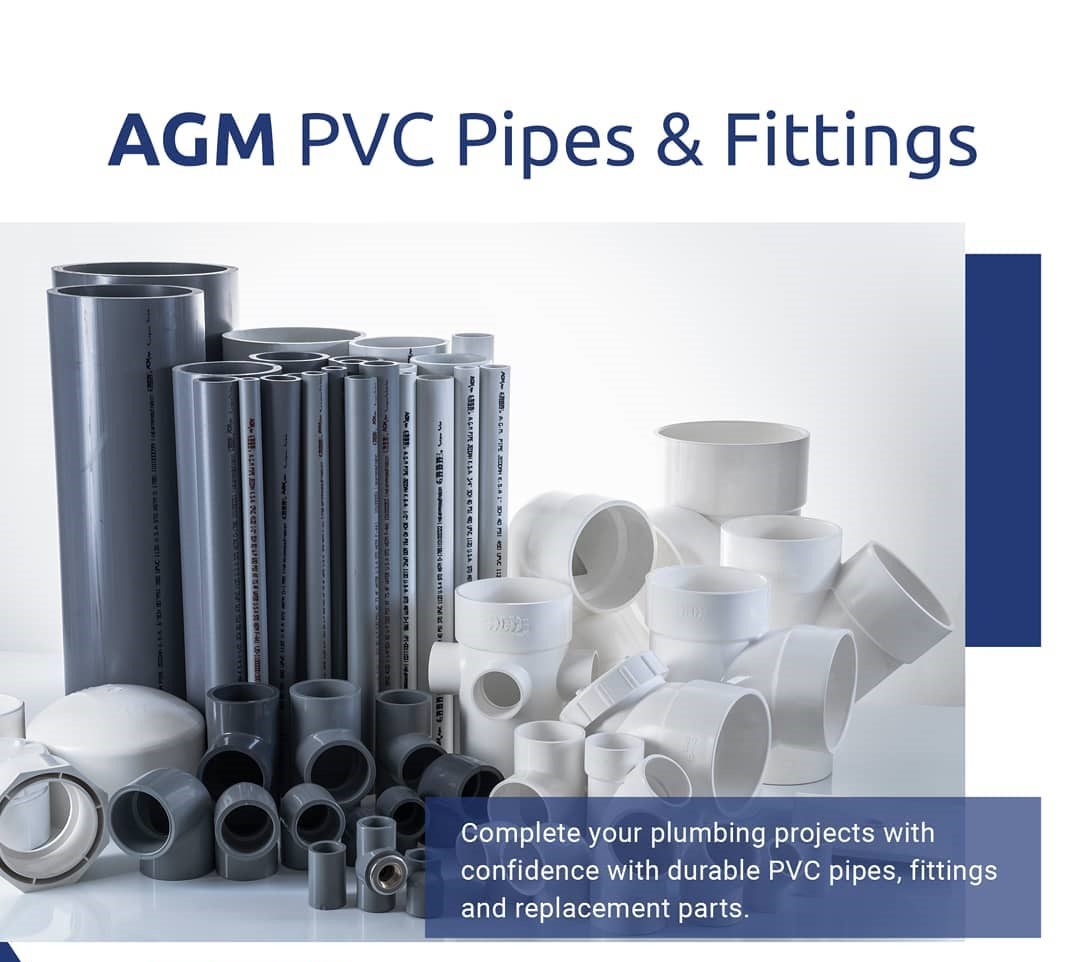 agm pvc pipes and fittings
